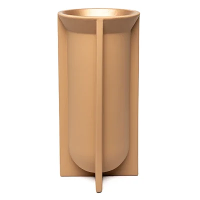 Vaso mood bege 33x16x16cm