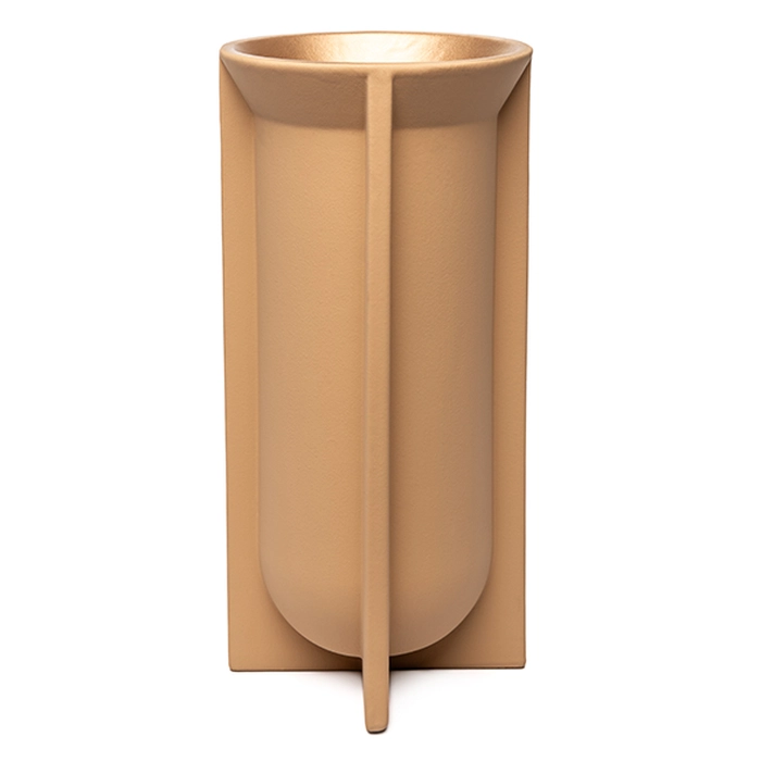 Vaso mood bege 33x16x16cm