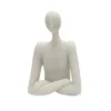 Escultura braços cruzados em quartzo 16
