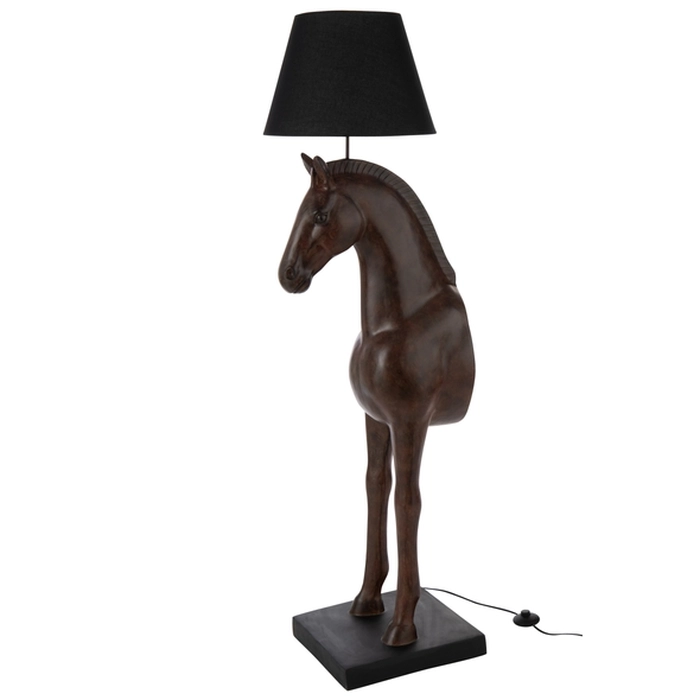 Luminária de chão cavalo 153x47x40cm