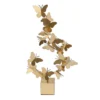 Escultura borboletas na base 67x37x10cm